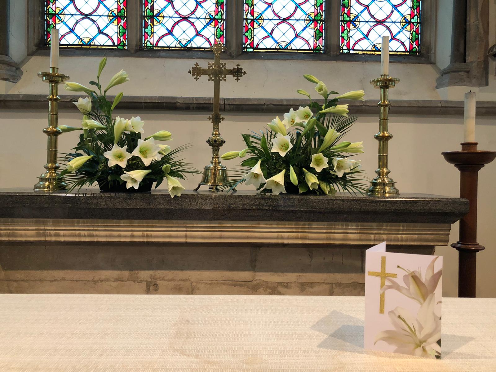 Altar Flowers with Remembrance