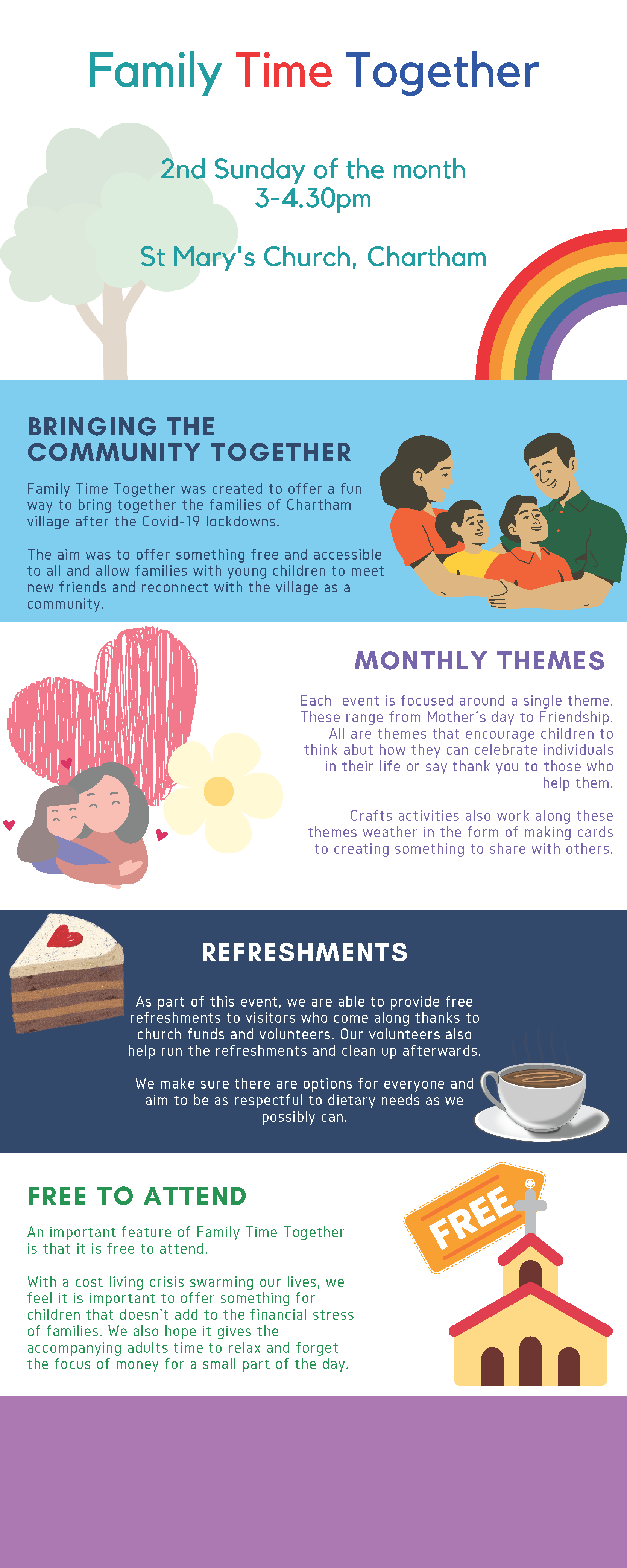 Family Time Together Infograph
